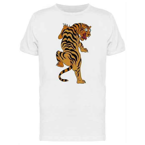 Tiger Back T-Shirt Men -Image by Shutterstock, Male Medium