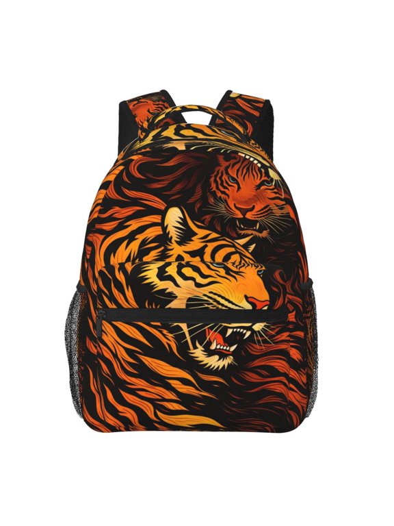 Tiger Backpack Lightweight Travel Bag for Men and Women