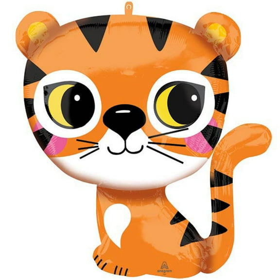 Tiger Foil Balloon 25"