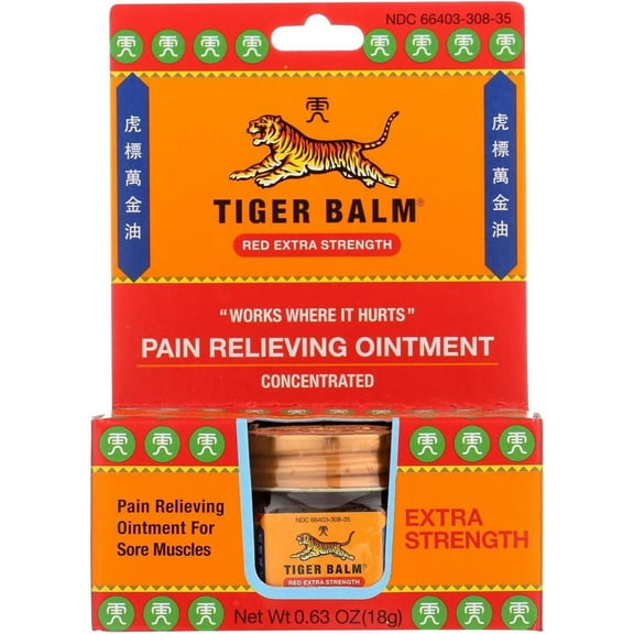 Tiger Balm Analgesic Tiger Balm Red X-tra Strength - 0.63 Fl Oz