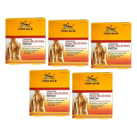 Tiger Balm Back Pain Relieving Patch - 5 ea