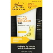 Tiger Balm Neck & Shoulder Rub, 50 g   Shoulder and Neck Topical Relief Cream   Sore Muscle and Joint Relieving Cream