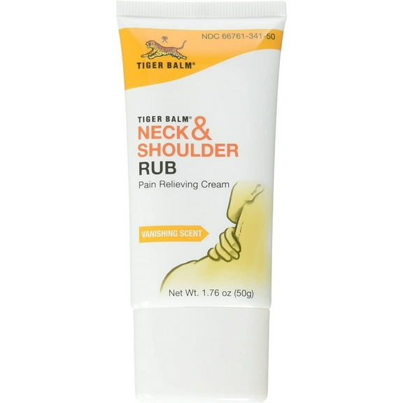 Tiger Balm Neck & Shoulder Rub Vanishing Scent 1.76 oz