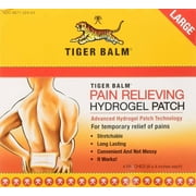 Tiger Balm Pain Relieving Hydrogel Stretchable Patch, Large, 4ct, 6-Pack