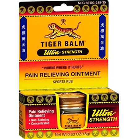 Tiger Balm Pain Relieving Ointment Extra Strength, 0.63 Ounce