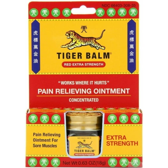 Tiger Balm Ointment Extra Strength, 0.63 Ounce