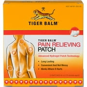 Tiger Balm Pain Relieving Patch, 5 Count for relief of Backaches Strains Sore Muscles and Sprains