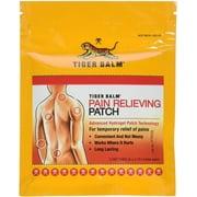 Tiger Balm Patches, 4" 5/pack – 6 Packs - 30 Patches Total - Pain Relieving Patch – For Temporary Relief of Minor Aches of Muscles and Joints – Formulated with Menthol, Camphor, and Capsicum