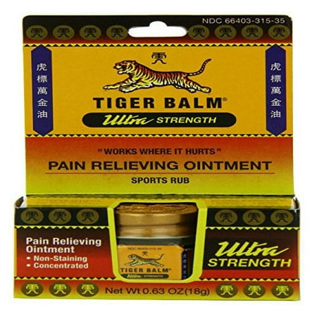 Tiger Balm Ultra Strength 0.63 oz (Pack of 32)