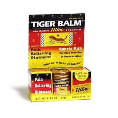 Tiger Balm Ultra Strength Pain Relieving Ointment - 0.63 Oz