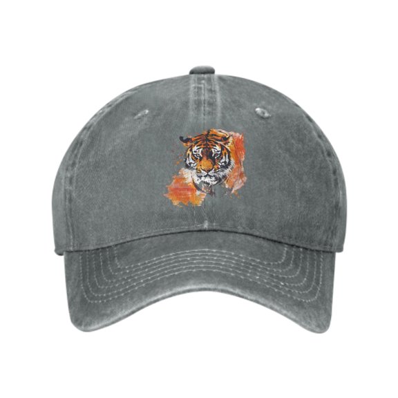 Tiger Baseball Caps for Men Women Adjustable Casual Trucker Hats for Fishing Outdoor Activities Fashion Hats