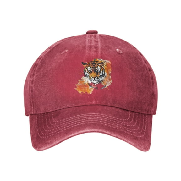 Tiger Baseball Caps for Men Women Adjustable Casual Trucker Hats for Fishing Outdoor Activities Fashion Hats