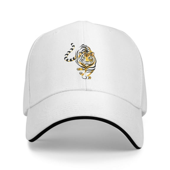 Tiger Baseball Caps for Men Women Fashion Summer Casquette Adjustable Casual Trucker Hats for Outdoor Activities