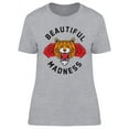 thumbnail image 1 of Tiger Beautiful Madness T-Shirt Women -Image by Shutterstock, Female x-Large, 1 of 2