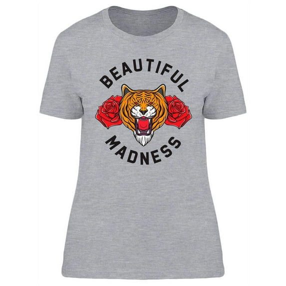 Tiger Beautiful Madness T-Shirt Women -Image by Shutterstock, Female x-Large