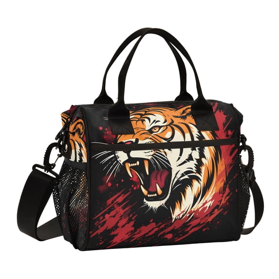 Tiger Blood Cooler Bag Lunch Bag Soft Cooler Cooling Tote Insulated Lunch Box for Adult Men Women