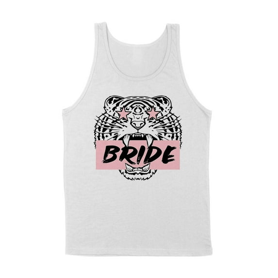 Tiger Bride Tank Top Unisex Large White