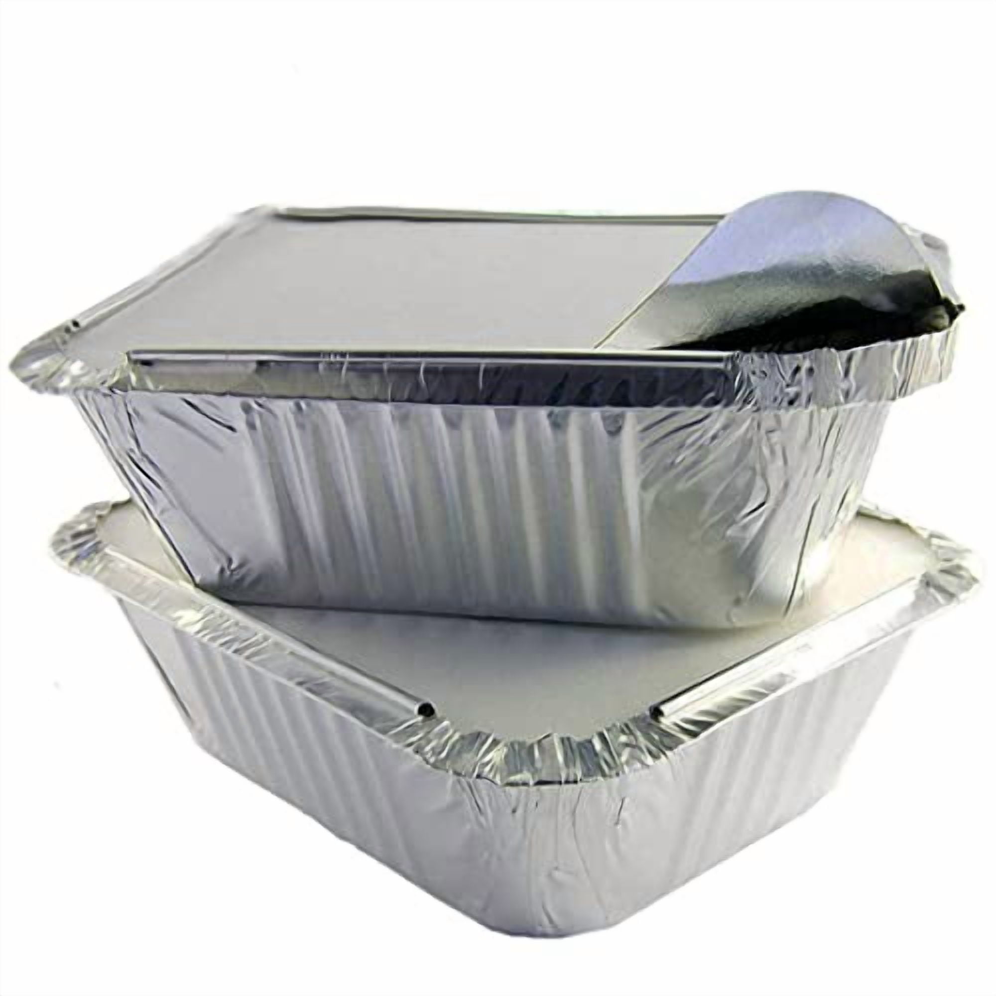 Tiger Chef Aluminum Pans with Lids - Foil Pans - Disposable to Go ...