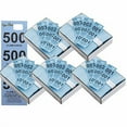 thumbnail image 1 of Tiger Chef Coat Check Tickets, Colored Paper Coat Room Check Tags, Tickets 3-Part, 500 Per Box (5, Blue), 1 of 1