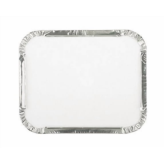 Tiger Chef Durable Aluminum Oblong Foil Pan Container Board Lids 100-Pack