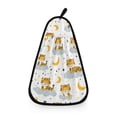 thumbnail image 1 of Tiger Cloud Pattern Hand Towel Quick Drying Home Storage Kitchen Towel Hooks Dish Cloths, 1 of 6
