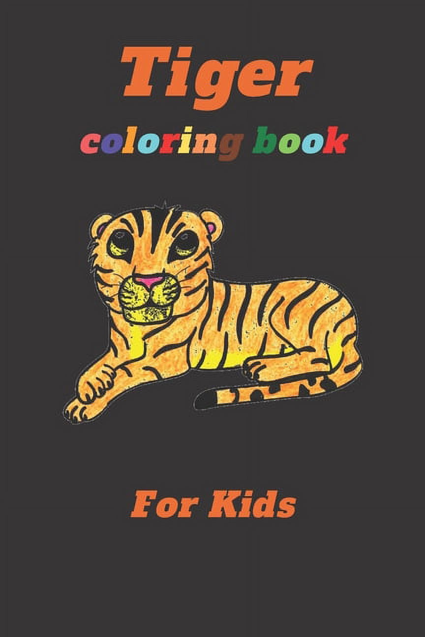 Tiger Coloring book for kids : : Jungle Animals Coloring fun And ...