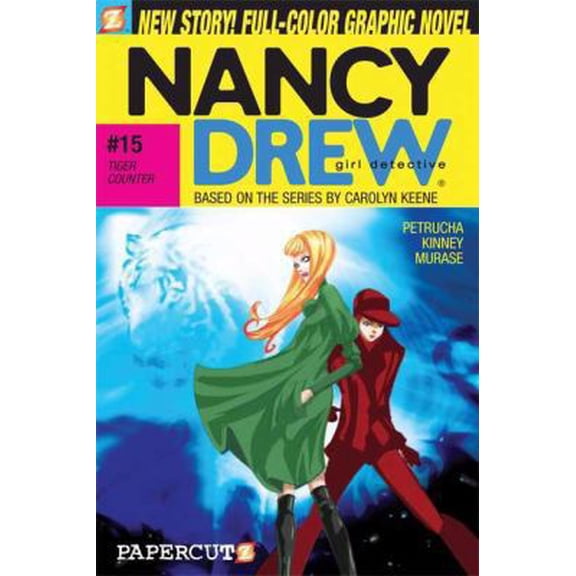 Pre-Owned Nancy Drew #15: Tiger Counter: Tiger Counter (Nancy Drew Graphic Novels: Girl Detective, 15) (Paperback) 1597071188 9781597071185