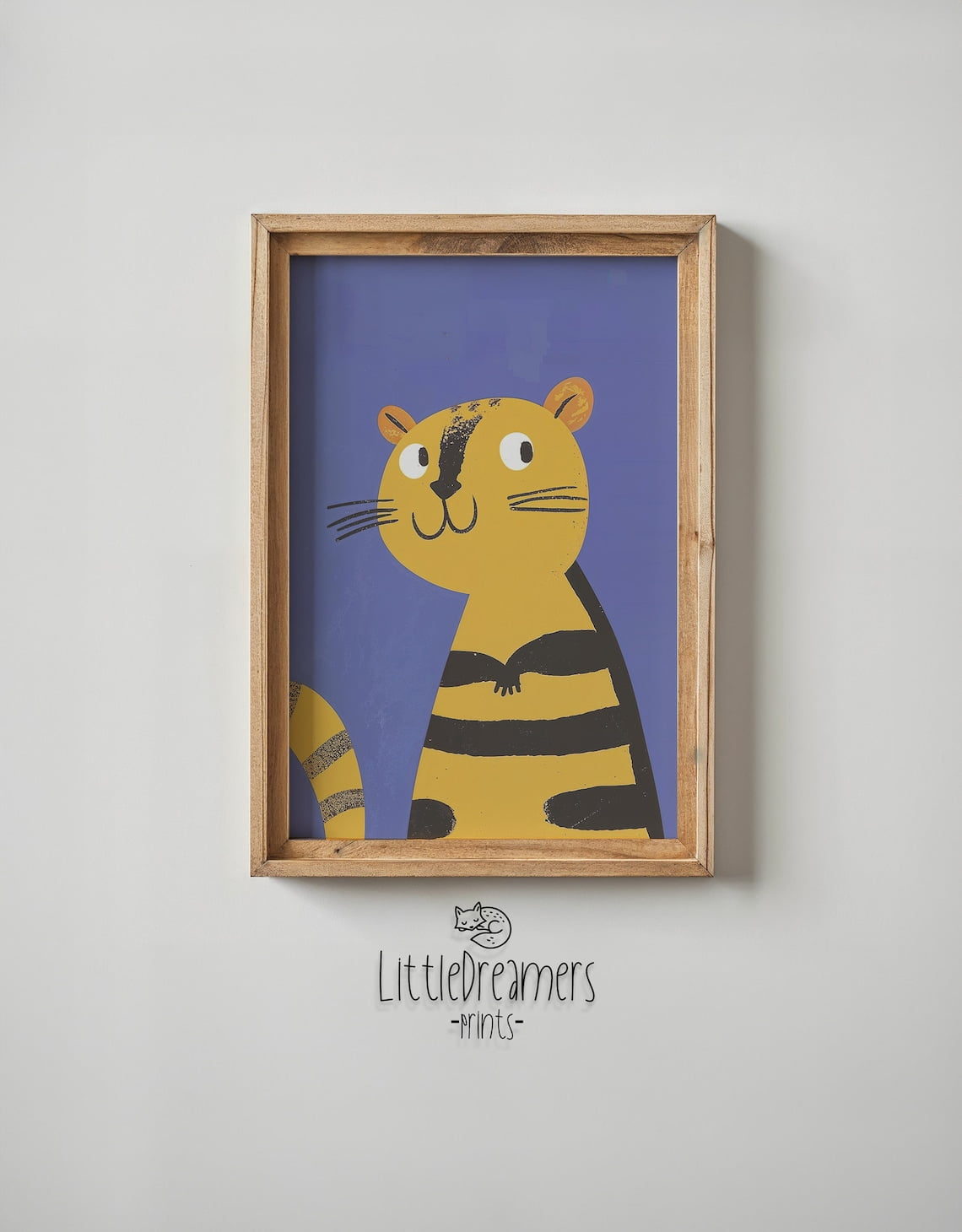 Tiger Cub Print, Nursery Wall Art, Kids Animal Poster, Printable Child ...