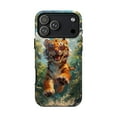 thumbnail image 1 of Tiger Cub Wearing Sunglasses Jungle Scene Phone Case with iPhone 11 to 17 Pro Max, 1 of 2