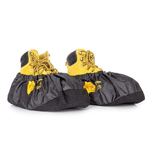 Tiger Effects Reusable Shoe Covers / Durable Protector with Non-Slip Sole, Indoors, Outdoors