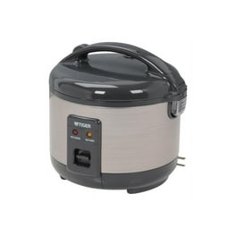 炊飯器 Tiger JNP-S55U-HU 3-Cup (Uncooked) Rice Cooker and Warmer Stainless Steel Gray by Tiger Corporation Tiger JNP-S55U-HU Stainless Steel Gray Rice Cooker and