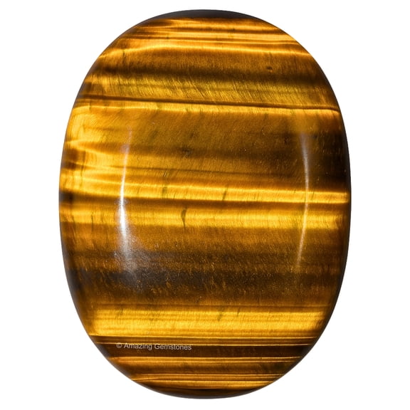 Tiger Eye Crystal Palm Stone