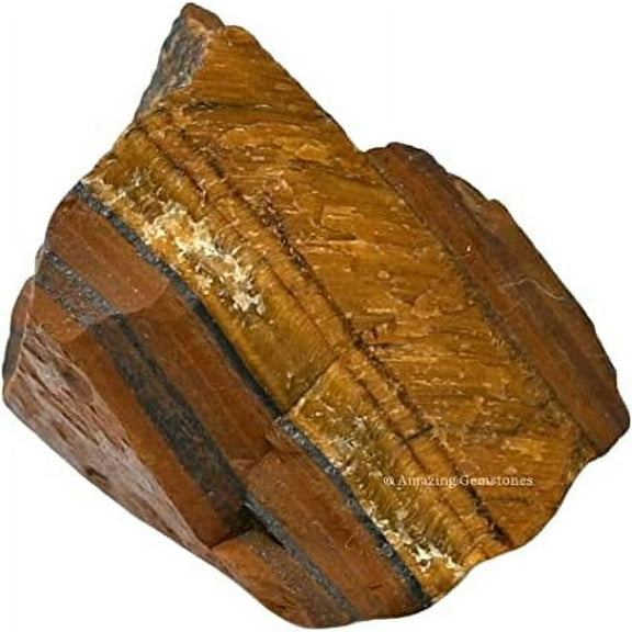 Tiger Eye Crystal Raw Stones (2 Pieces)