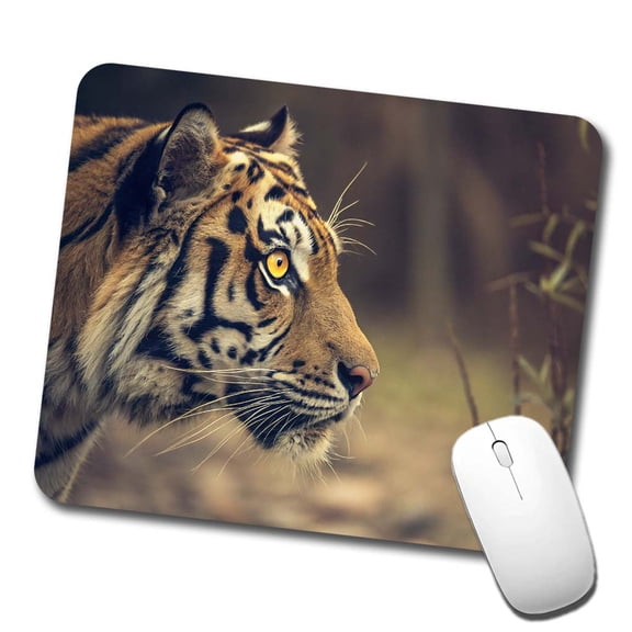 Tiger Eye Face Side View Mouse Pad Low Profile Gaming Mat