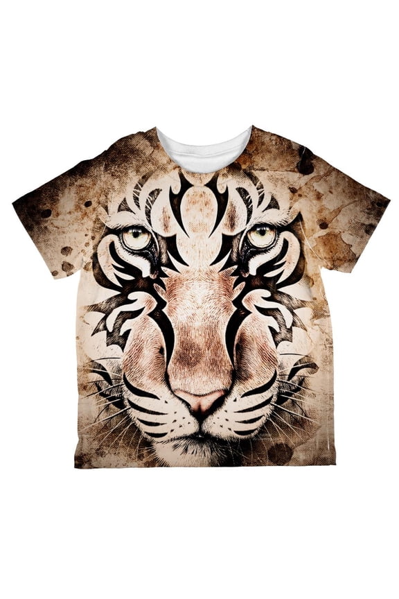 Tiger Eye Ghost And The Darkness All Over Toddler T Shirt Multi 4T