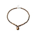 thumbnail image 1 of Tigers Eye Beaded Necklaces for Women - Tiger Eye Necklace Pendant Choker Gemstone Birthstone Necklaces for Women - Beach Boho Jewelry - Size 20" Birthday Christmas Gifts for Her, 1 of 6