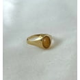 thumbnail image 1 of Tiger Eye Ring, Tigers Eye Signet Ring, Gold Filled Ring, Gold Statement Ring, Gemstone Ring, Adjustable Ring, Gift for Her& Him, 1 of 4