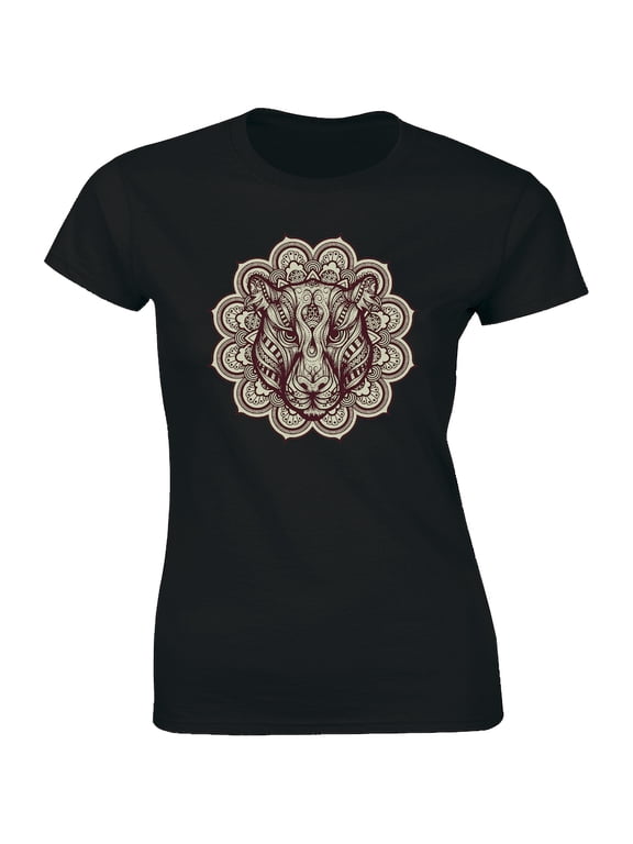 Tiger Face Head Art Cool Wild Nature Animal Pet Gift Idea Women's T-Shirt
