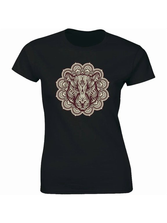 Tiger Face Head Cool Wild Nature Animal Pet Women's Art Gift Idea Classic Look For Casual Occasions T-Shirt, Size S-5XL