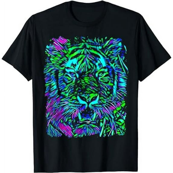 Tiger Face Pop Art T-Shirt