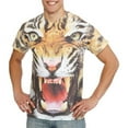 thumbnail image 1 of Tiger Face Sublimation Men's Graphic Tee, 1 of 2