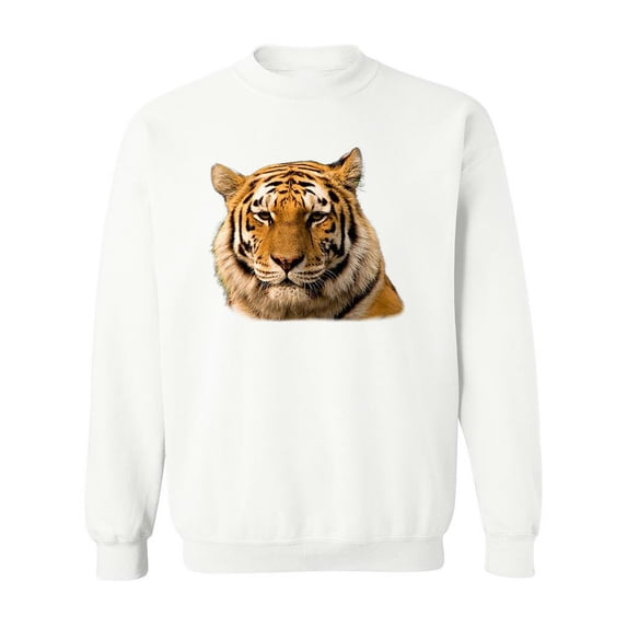 Tiger Face Sweatshirt Women -SPIdeals Designs, Female x-Large
