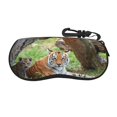 Tiger Family Under Tree Sunglasses Case Neoprene UltraLight and