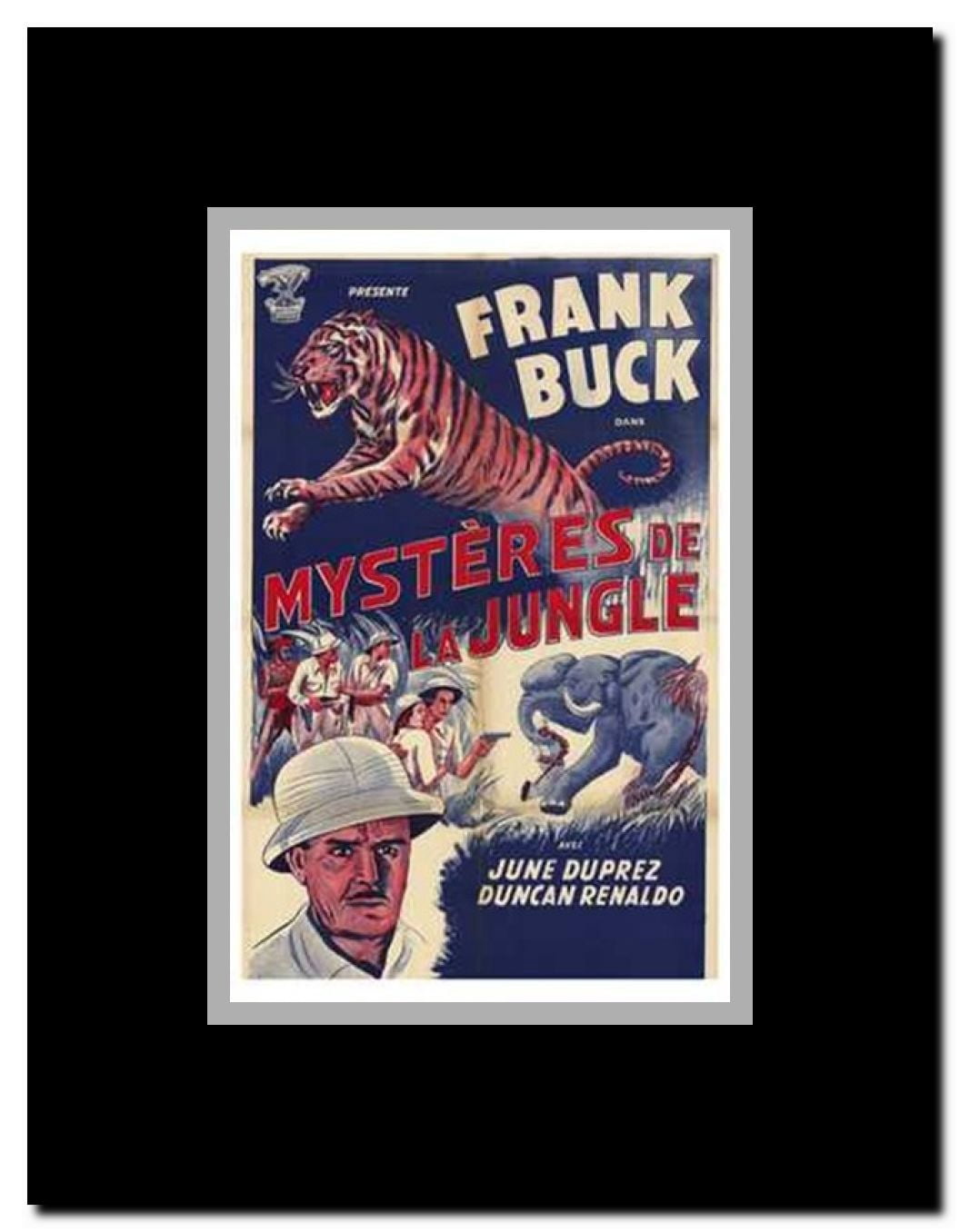 Tiger Fangs Framed Movie Poster