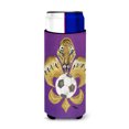 thumbnail image 1 of Tiger Fleur de lis Soccer Ultra Hugger for slim cans, 1 of 6