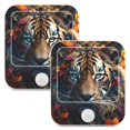 thumbnail image 1 of Tiger Flowers Orange Night Lights Plug into Wall LED with Auto Light Sensor Warm Light for Kids Hallway Bedroom Living Room Kitchen Bathroom Set of 2, 1 of 7