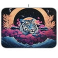 thumbnail image 1 of Tiger Flowers Wheet Mountains Dish Drying Mat Dish Drainer Rack Mats Water Absorbent Non-Slip Easy Clean Heat Resistant for Kitchen Counter, 1 of 8