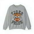 thumbnail image 1 of Tiger Football Unisex Sweatshirt Vintage Tigers Shirt for Football Lovers Crewneck Sport Grey Large, 1 of 5