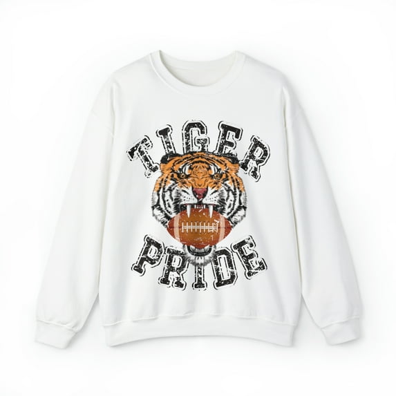 Tiger Football Unisex Sweatshirt Vintage Tigers Shirt for Football Lovers