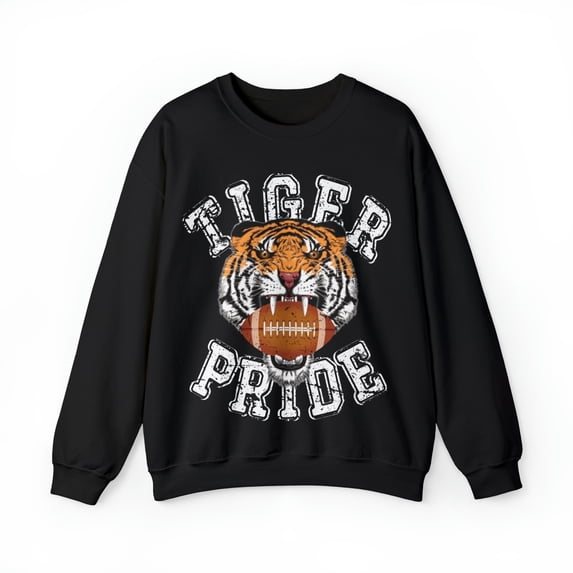 Tiger Football Unisex Sweatshirt Vintage Tigers Shirt for Football Lovers